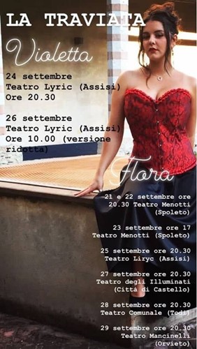 L'usignolo Noemi Umani debutta al Lyrick con la Traviata. Stasera agli Illuminati di Città di Castello. - Cultura | WP TTV