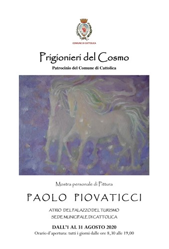 "Prigionieri del Cosmo". Tornano in mostra le opere Prigionieri del Cosmo nell’Atrio del Palazzo del Turismo di Cattolica - Cultura | WP TTV