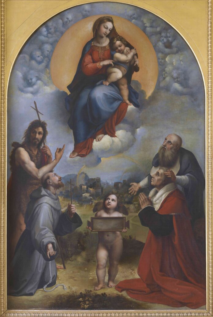 madonna-di-foligno-copia-da-raffaello-di-enrico-bartolomei-firmata-e-datata-1838-copyright-comune-di-foligno-lr