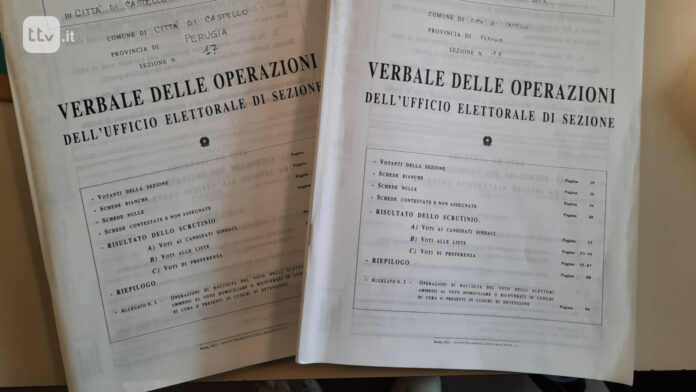 Verbali seggio elettorale