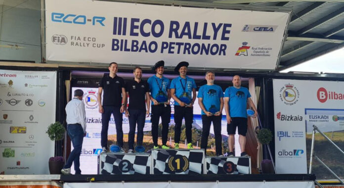 Podio Eco Rallye Bilbao 2022