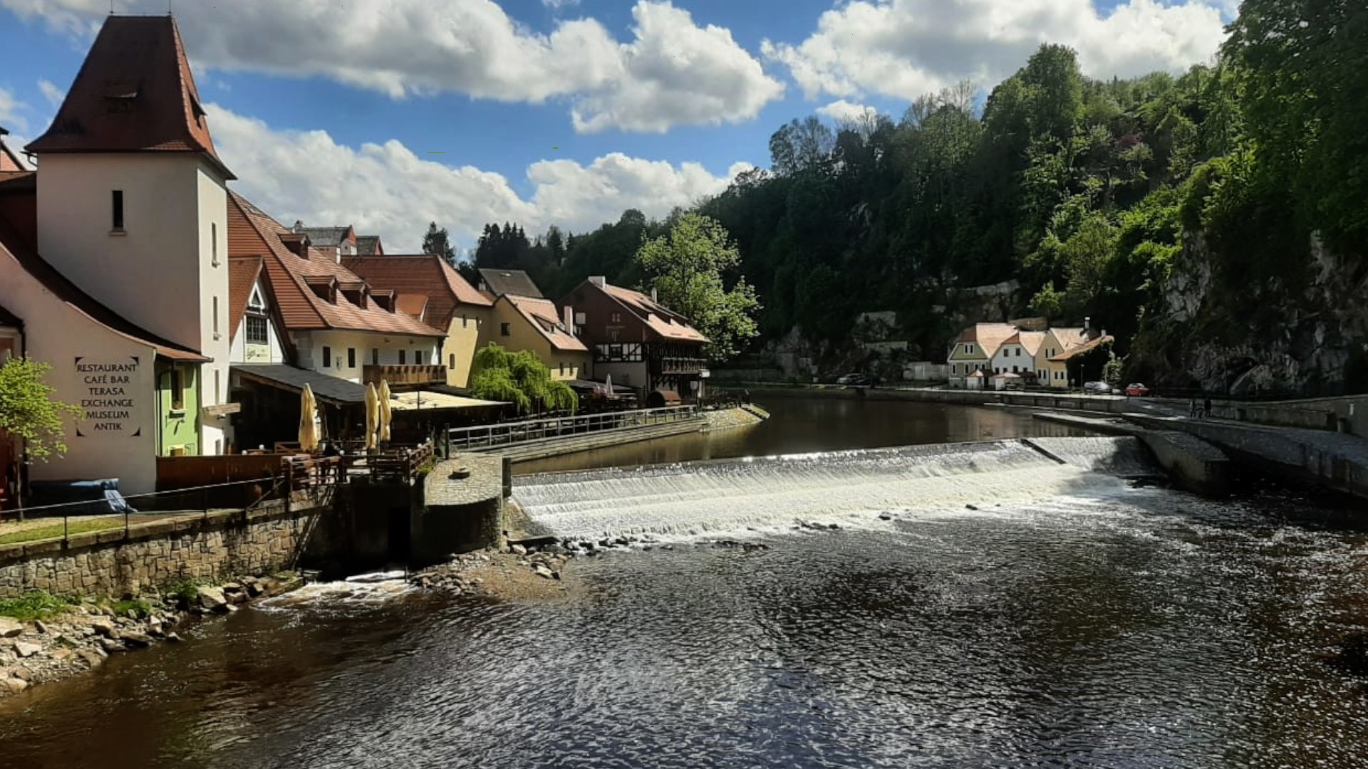 La Moldava a Český Krumlov