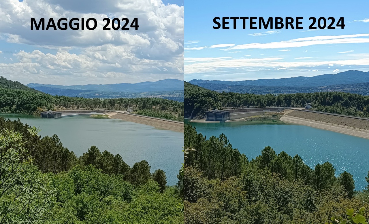 Montedoglio maggio-settembre 2024