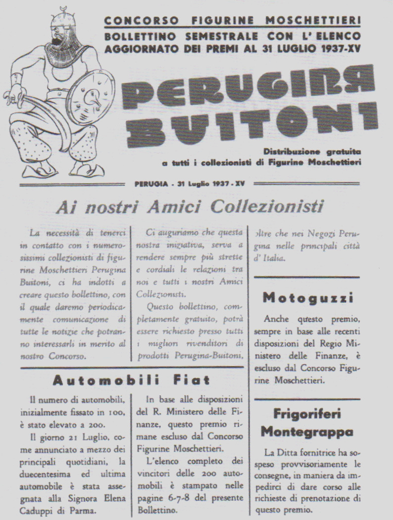 bollettino buitoni perugina 1937