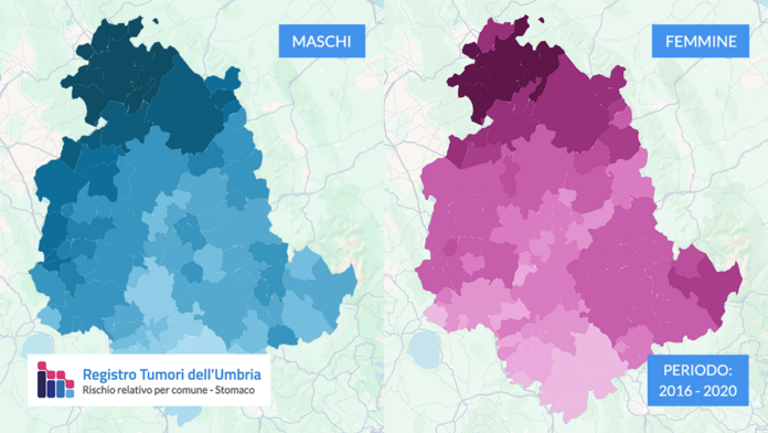 Grafici tumore stomaco umbria