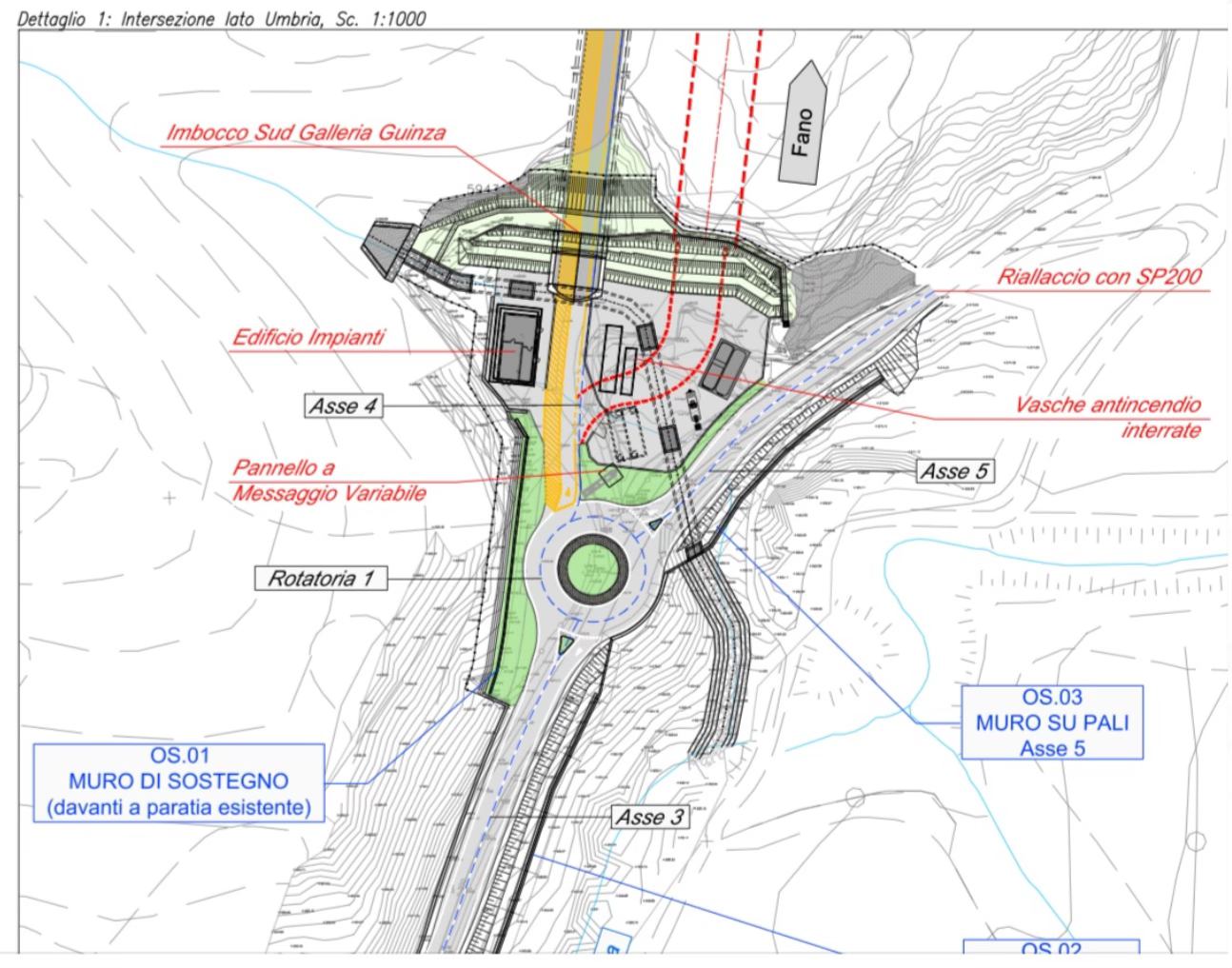 mappa guinza e78